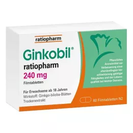 GINKOBIL-ratiopharm 240 mg film-coated tablets, 60 pcs