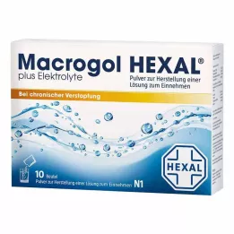 MACROGOL HEXAL plus electrolytes Plv.z.H.e.L.z.E., 10 pcs