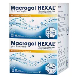 MACROGOL HEXAL plus electrolytes Plv.z.H.e.L.z.E., 100 pcs