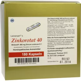ZINKOROTAT 40 Leinersan capsules, 180 pcs