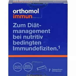 Orthomol Immune Direct Granules Raspberry / Menthol, 7 pcs