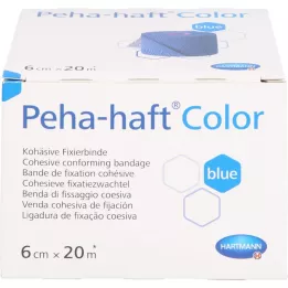 PEHA-HAFT Color fixative latex-free 6 cmx20 m blue, 1 pcs