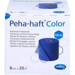 PEHA-HAFT Color fixative latex-free 8 cmx20 m blue, 1 pcs