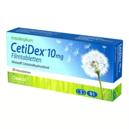 CETIDEX 10 mg film-coated tablets, 20 pcs