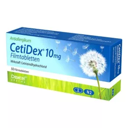 CETIDEX 10 mg film-coated tablets, 50 pcs