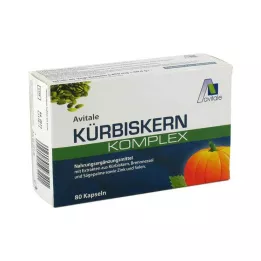 KÜRBISKERN KOMPLEX capsules, 80 pcs