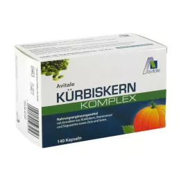KÜRBISKERN KOMPLEX capsules, 140 pcs