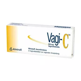 VAGI C Vaginal Tablets, 6 pcs