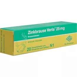 ZINKBRAUSE Verla 25 mg Brausetabletten, 20 St