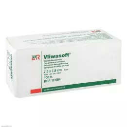 VLIWASOFT Vlies compresses 7.5x7.5 cm Unsteril 6l