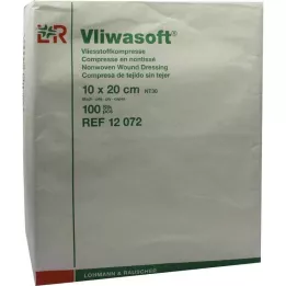VLIWASOFT Fleece compresses 10x20 cm non-sterile 6l., 100 pieces