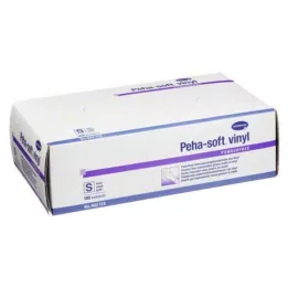PEHA-SOFT Vinyl Unt. Gloves Unste. Powder -free S, 100 pcs