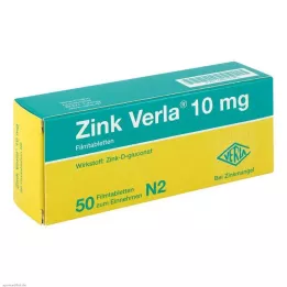 ZINK VERLA 10 mg film-coated tablets, 50 pcs