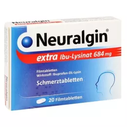 NEURALGIN Extra IBU-Lysinate film-coated tablets, 20 pcs