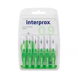 INTERPROX micro green interdental brush Blis., 6 pcs