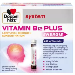 DOPPELHERZ Vitamin B12 Plus system Trinkampullen, 30X25 ml