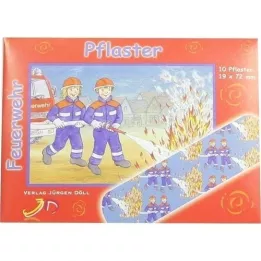 KINDERPFLASTER Fire Brief, 10 pcs