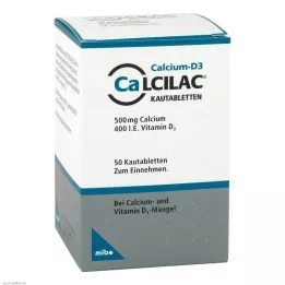 CALCILAC Chewable tablets, 50 pcs