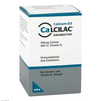 CALCILAC Chewable tablets, 50 pcs