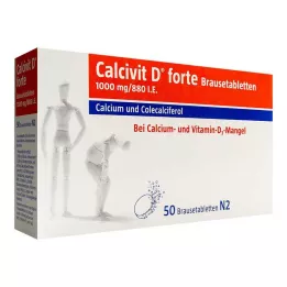 CALCIVIT D forte effervescent tablets, 50 pcs