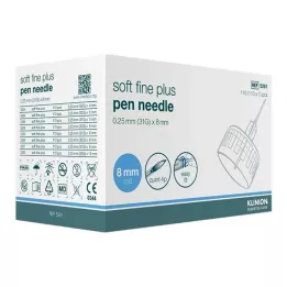 KLINION Soft fine plus pen needles 0.25x8 mm 31 g, 110 pcs