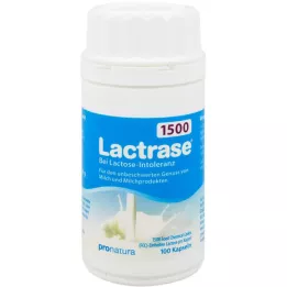 LACTRASE 1,500 FCC capsules, 100 pcs