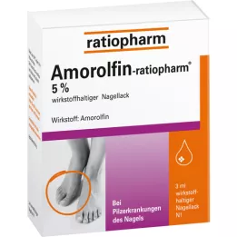 AMOROLFIN-ratiopharm 5% wirkstoffhalt.Nagellack, 3 ml