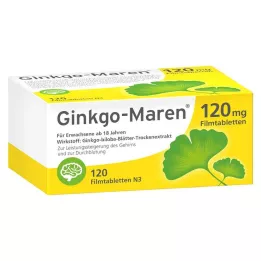GINKGO-MAREN 120 mg film-coated tablets, 120 pcs