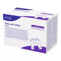 PEHA-SOFT nitrile protective gloves sterile powder-free L, 50X2 pcs