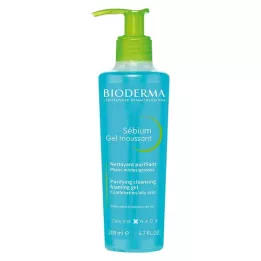 BIODERMA Sebium Gel Moussant Cleansing Gel, 200 ml