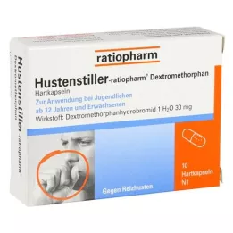 Coughing backgroundratiopharm dextrometorphan capsules, 10 pcs
