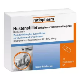HUSTENSTILLER-ratiopharm Dextromethorphan capsules, 10 pcs