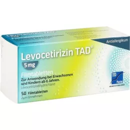 LEVOCETIRIZIN TAD 5 mg film -coated tablets, 50 pcs