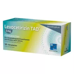 LEVOCETIRIZIN TAD 5 mg film -coated tablets, 50 pcs