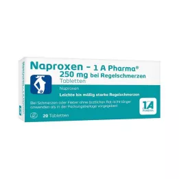 NAPROXEN-1A Pharma 250 mg for period pain tablets, 20 pcs