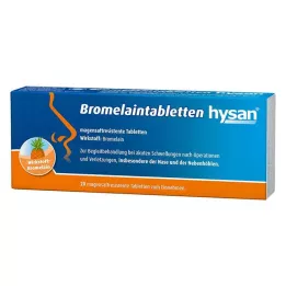 BROMELAIN TABLETTEN hysan gastro-resistant tablets, 20 pcs