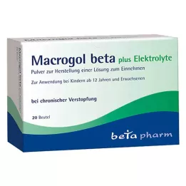 MACROGOL beta plus electrolytes Plv.z.H.e.L.z.Einn., 20 pcs