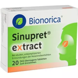 SINUPRET extract überzogene Tabletten, 20 St