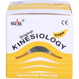 NASARA Kinesiology Tape 5 cmx5 m yellow, 1 pcs