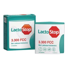 LACTOSTOP 3,300 FCC Tablets click dispenser, 40 pcs