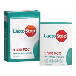 LACTOSTOP 3,300 FCC Tablets click dispenser, 100 pcs