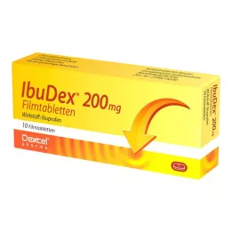 IBUDEX 200 mg film-coated tablets, 10 pcs