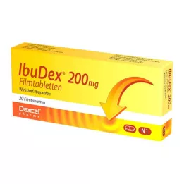 IBUDEX 200 mg film-coated tablets, 20 pcs