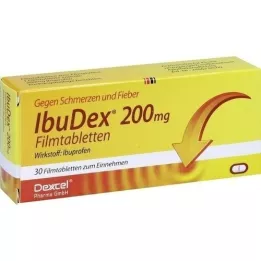 IBUDEX 200 mg film -coated tablets, 30 pcs