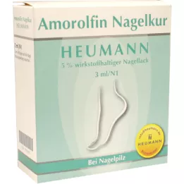 AMOROLFIN Nagelkur Heumann 5% wst.halt.Nagellack, 3 ml