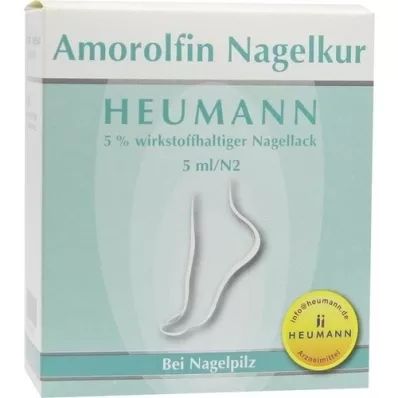 AMOROLFIN Nail cure Heumann 5% WSt.Shalt.nagellack, 5 ml