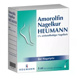 AMOROLFIN Nagelkur Heumann 5% wst.halt.nail polish, 5 ml