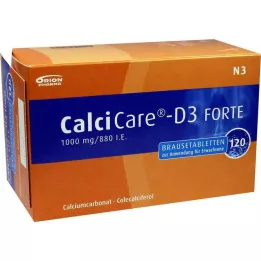 CALCICARE D3 forte effervescent tablets, 120 pcs