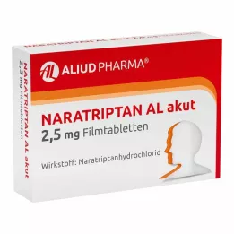 NARATRIPTAN AL acute 2.5 mg film-coated tablets, 2 pcs