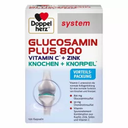 DOPPELHERZ Glucosamine Plus 800 system capsules, 120 pcs
